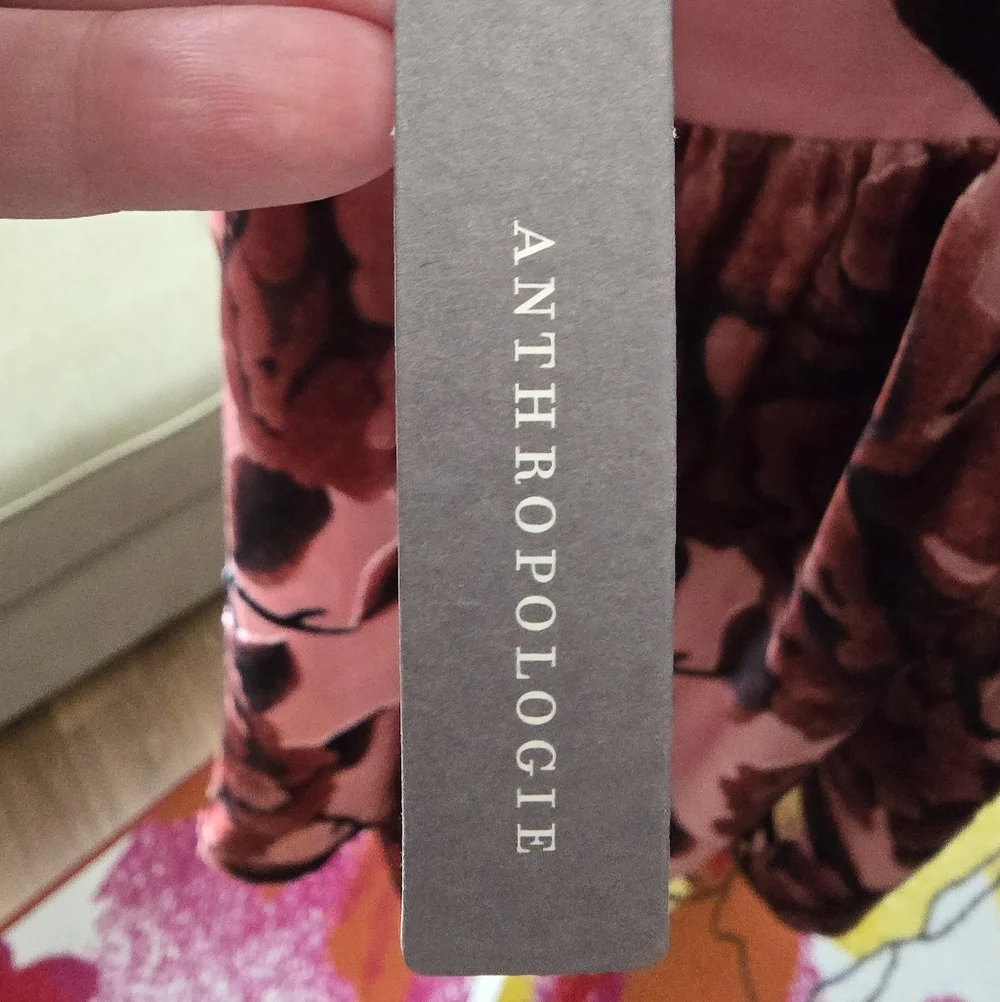 Floral Velvet Dress in Pink Combo - Picture 8 of 11